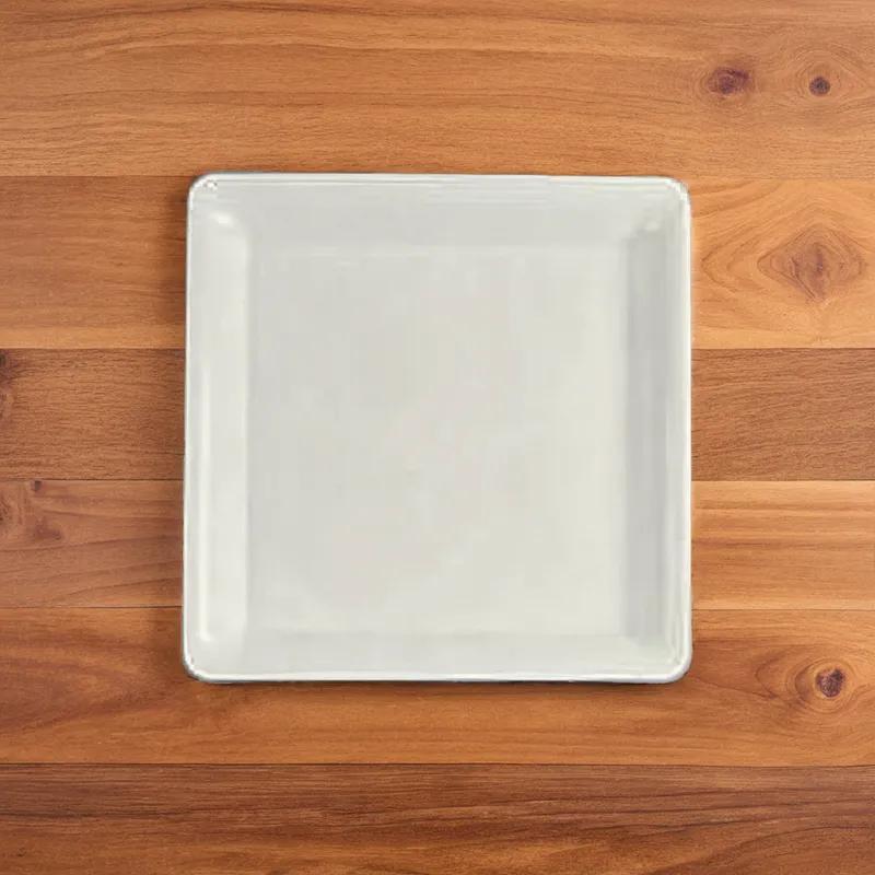 Serving Tray 18X18 IN Plastic White Square 25/Case