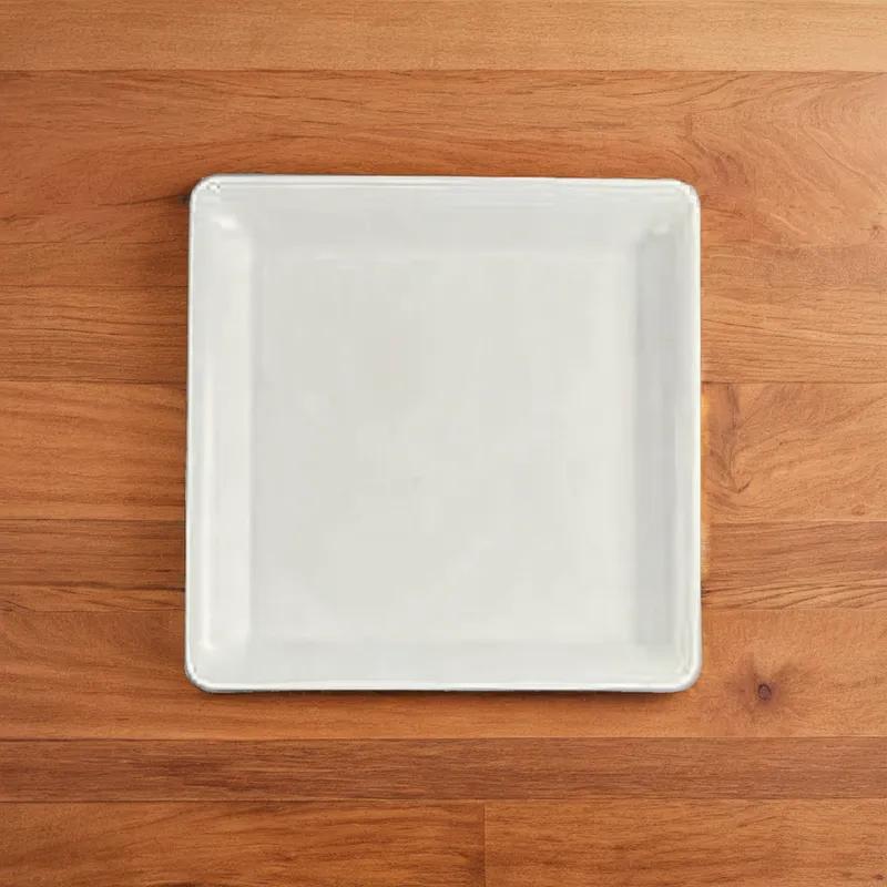 Serving Tray 18X18 IN Plastic White Square 25/Case