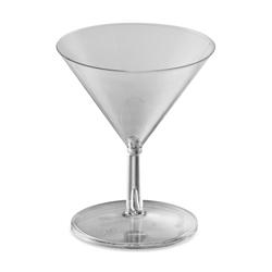 Small Wonders Cup Martini With Stem 2 OZ Plastic Clear 120/Case