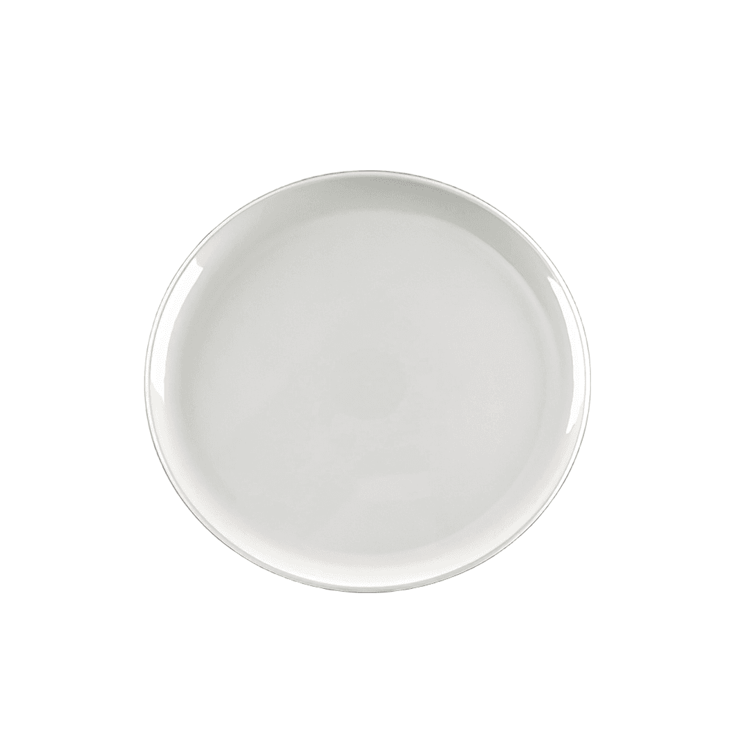 Serving Tray 16 IN Plastic White Round 25/Case