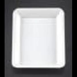 Serving Tray 10X8 IN Plastic White Rectangle 25/Case