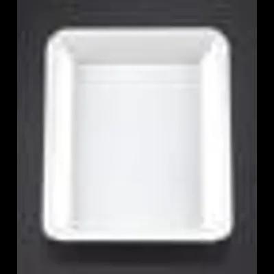 Serving Tray 10X8 IN Plastic White Rectangle 25/Case