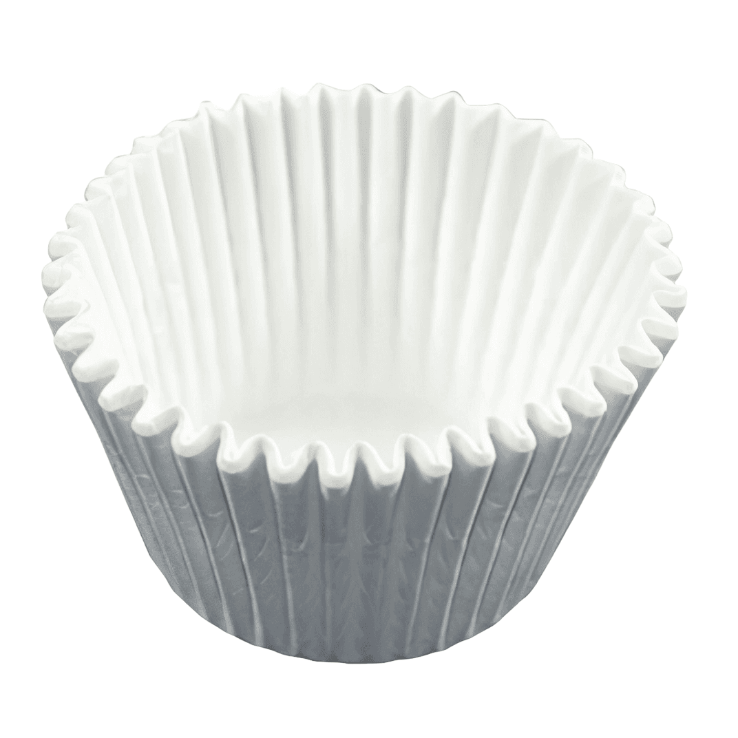 Baking Cup 6X2X2.25 IN White Fluted 10000/Case