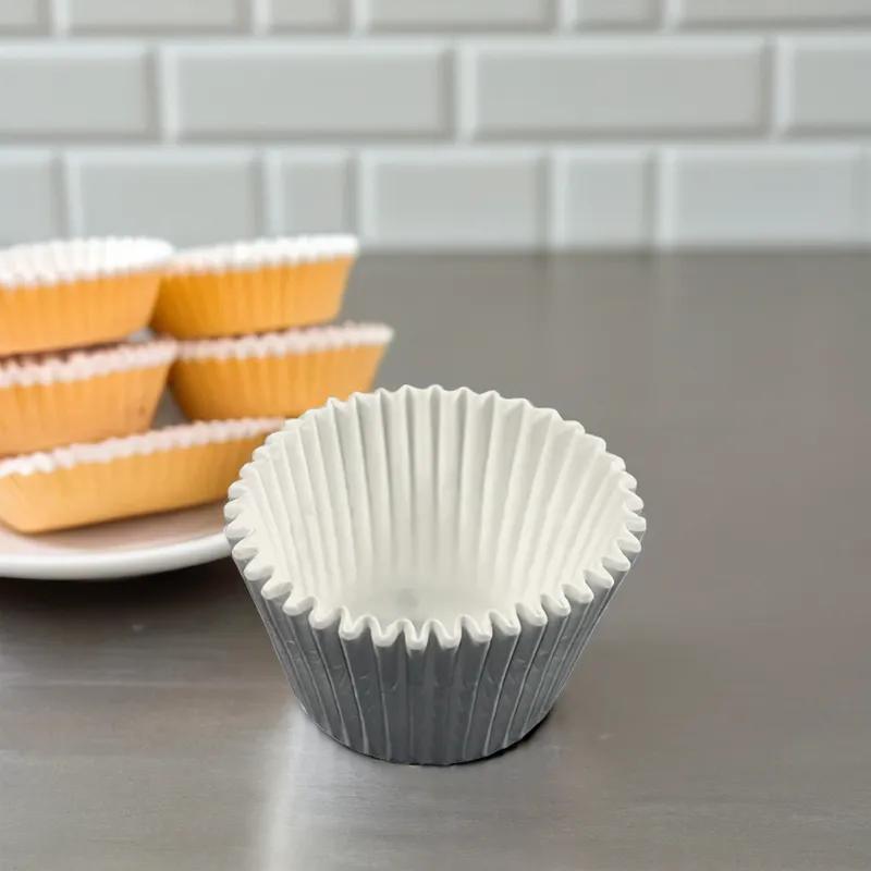 Baking Cup 6X2X2.25 IN White Fluted 10000/Case