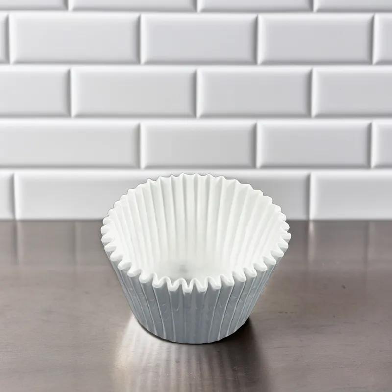 Baking Cup 6X2X2.25 IN White Fluted 10000/Case