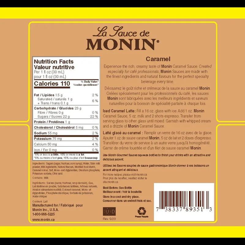Caramel Sauce 64 OZ 4/Case