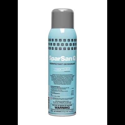 SparSan Q® Disinfectant Deodorant Linen Clean Fragrance One-Step 20 FLOZ Multi Surface Alkaline Aerosol RTU 12/Case