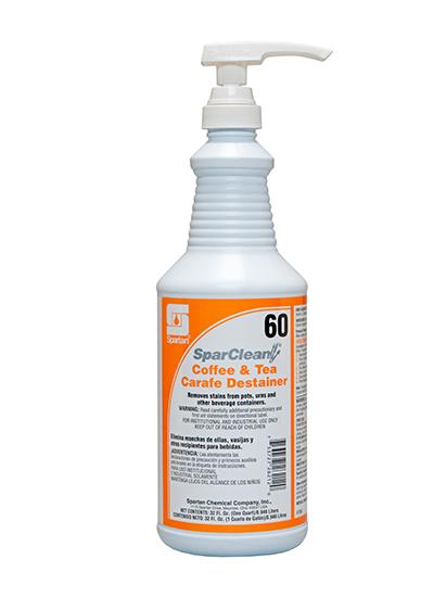 SparClean® 60 Coffee & Tea Carafe Destainer 1 QT Alkaline RTU 12/Case