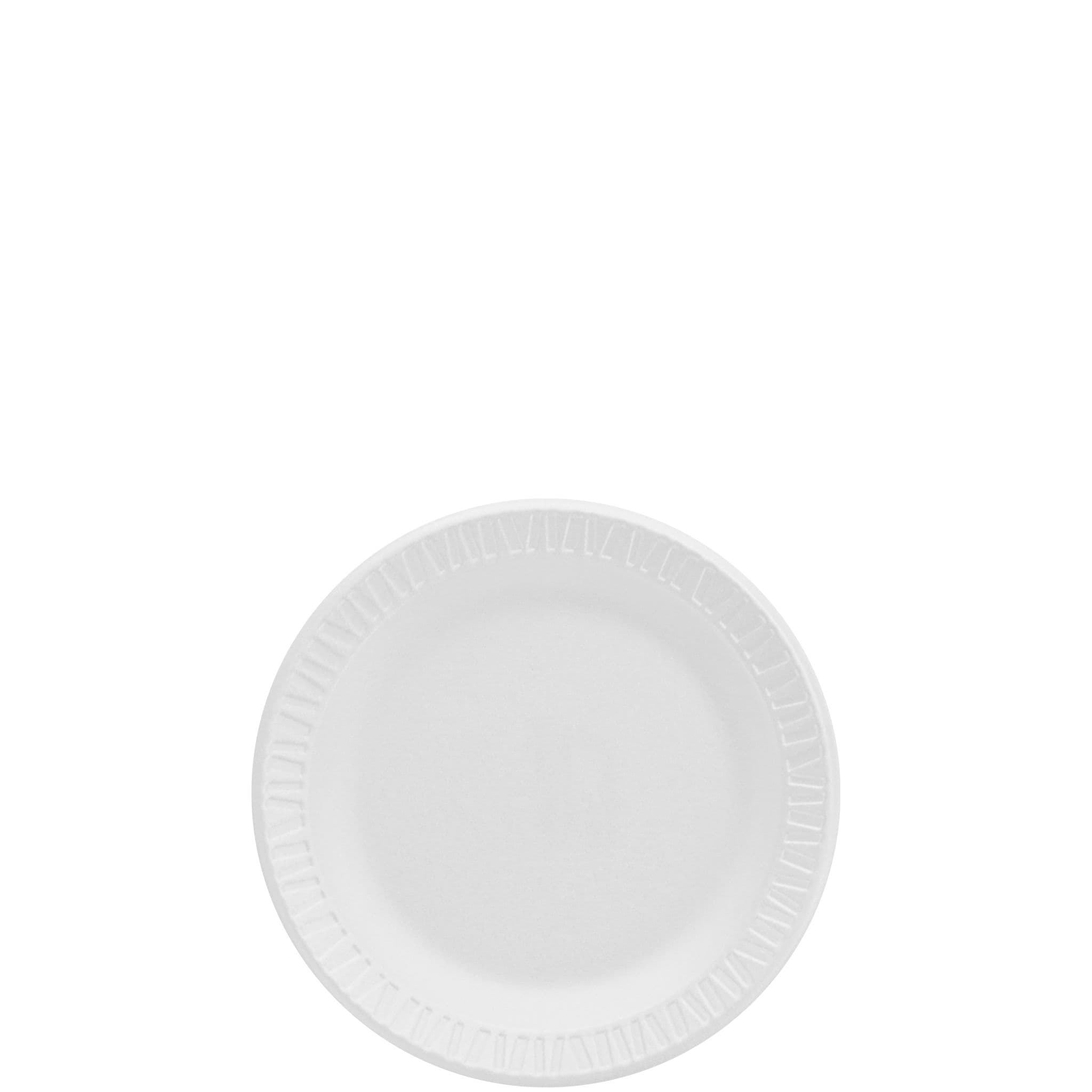 Dart® Concorde® Plate 6X0.61 IN XPS White Round 125 Count/Pack 8 Packs/Case 1000 Count/Case