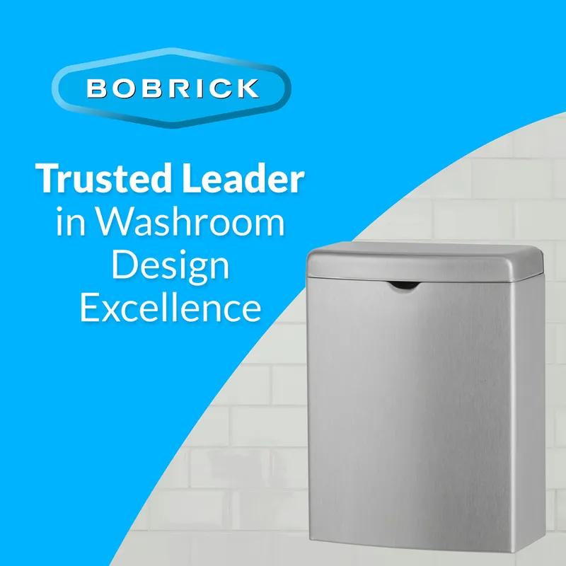 ConturaSeries® Menstrual Care Disposal Receptacle Silver Stainless Steel 1 GAL 1/Each