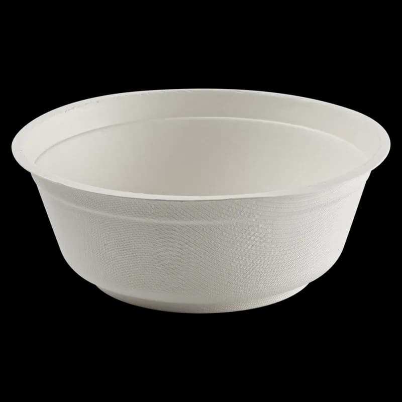 Stalk Market Bowl 32 OZ Molded Fiber White Heavyweight Premium Grease Resistant 500/Case