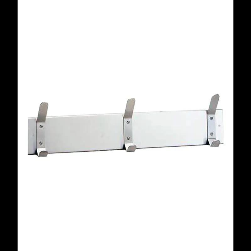 Hook Strip 24 IN Stainless Steel Surface Mounted 1/Each