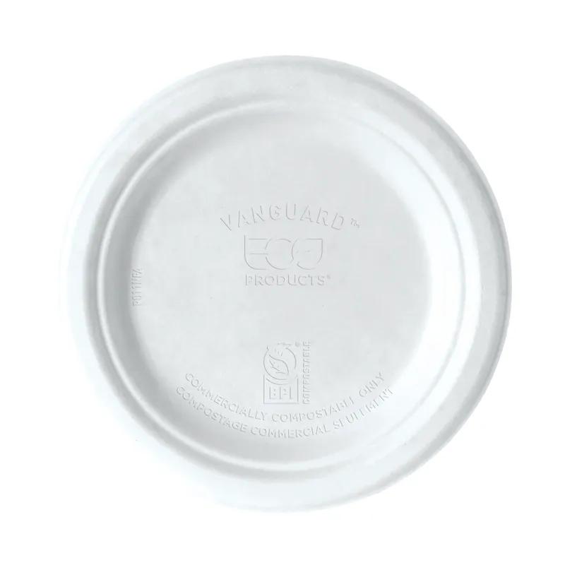 Plate 7 IN Sugarcane White Round 1000/Case
