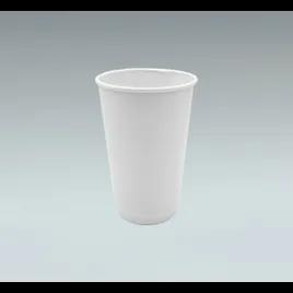 Hot Cup 12 OZ Double Wall Poly-Coated Paper White 500/Case
