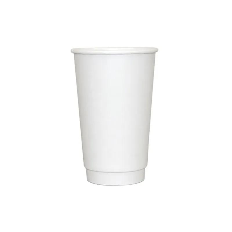 Hot Cup 16 OZ Double Wall Poly-Coated Paper 3.4MIL 500/Case