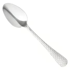 Caspian Teaspoon 18/0 Stainless Steel Medium Weight Hammered Look Dishwasher Safe 12/Dozen