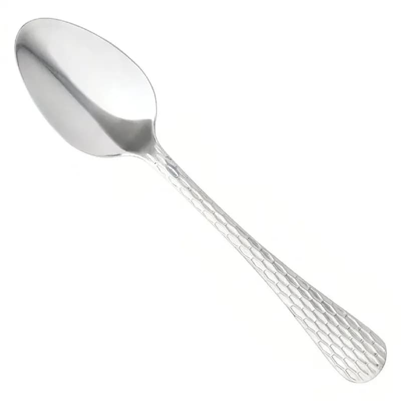 Caspian Teaspoon 18/0 Stainless Steel Medium Weight Hammered Look Dishwasher Safe 12/Dozen