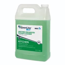 KleenLine Pro MAX-3X #11 Rain Fresh Floor Cleaner Concentrate No Rinse Enzyme Enhanced 1/Case