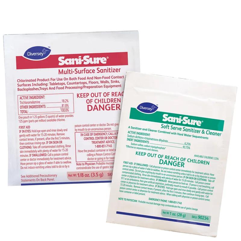 Sani-Sure® Soft-Serve Sanitizer 1 FLOZ Powder Concentrate Kosher 100/Case