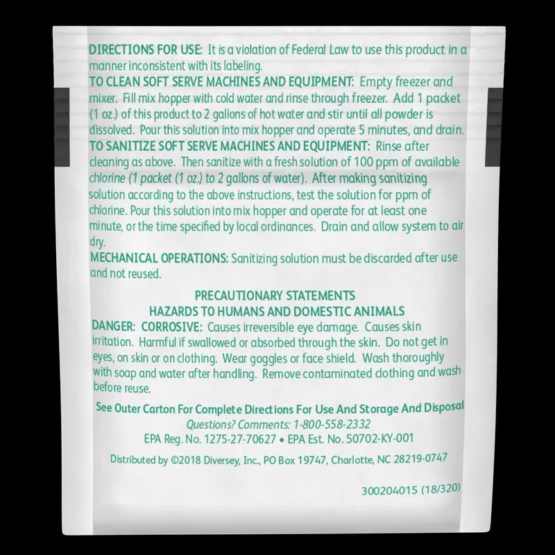 Sani-Sure® Soft-Serve Sanitizer 1 FLOZ Powder Concentrate Kosher 100/Case