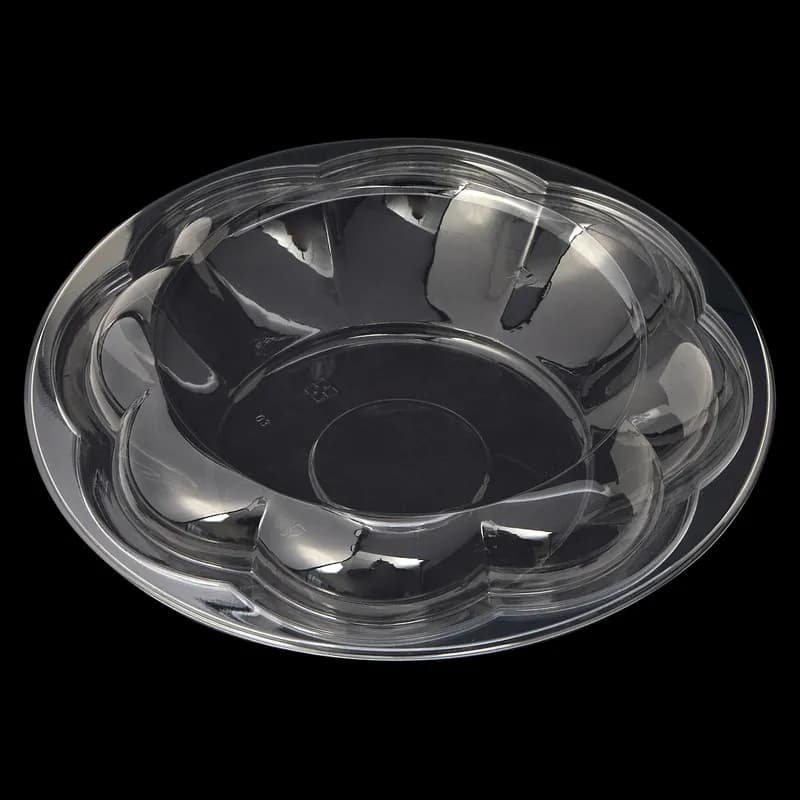 Victoria Bay Salad Bowl & Lid Combo With Dome Lid 40 OZ PET Clear Round Unhinged 100/Case