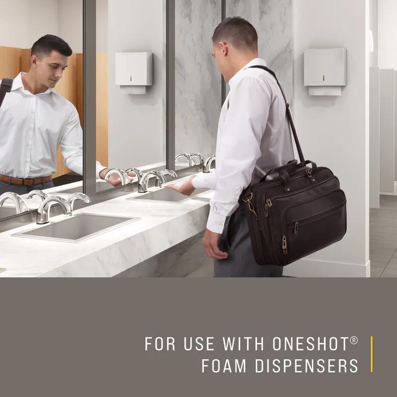 OneShot® Hand Soap Foam 1.6 L Unscented Fragrance Free White Dye Free 4/Case