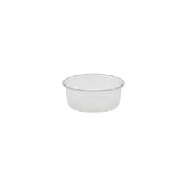 Mini Cream Pie Container 32 OZ 6.83X2.61 IN PET Clear Round Fluted 300/Case