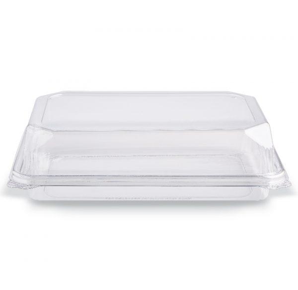 Crystal Seal® Take-Out Container Hinged With Dome Lid Large (LG) 10.64X7.63X2.81 IN PET Clear Rectangle 200/Case
