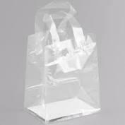 Apple Bag 6.75X4.75X8.5 IN Plastic 3MIL With Soft Loop Handle Closure Tote 200/Case