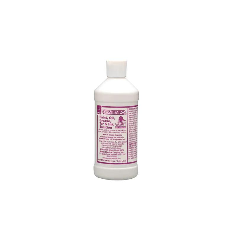 Contempo® Paint, Oil, Grease, Tar & Ink Solution Carpet Spot Cleaner 16 FLOZ RTU 12/Case
