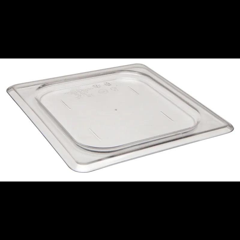 Food Pan Lid 1/6 Size Clear PC Flat Solid 1/Each