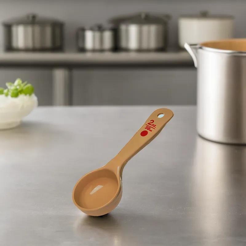 Measuring Spoon 2 OZ PC Beige Short Handle 1/Each