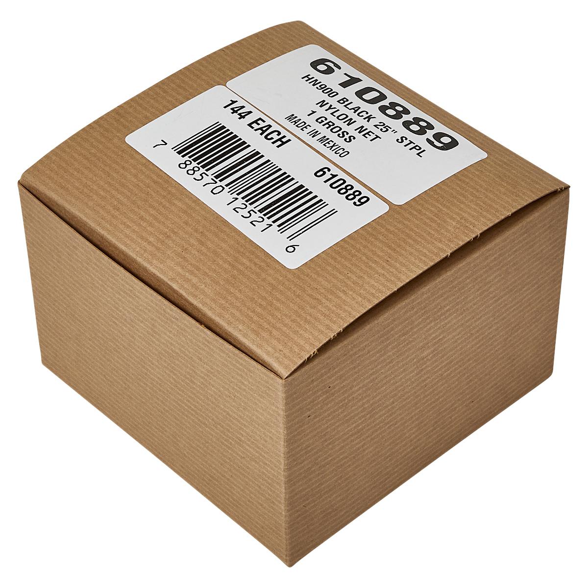 Hairnet 25 IN Brown Disposable Metal Detectable 144/Box