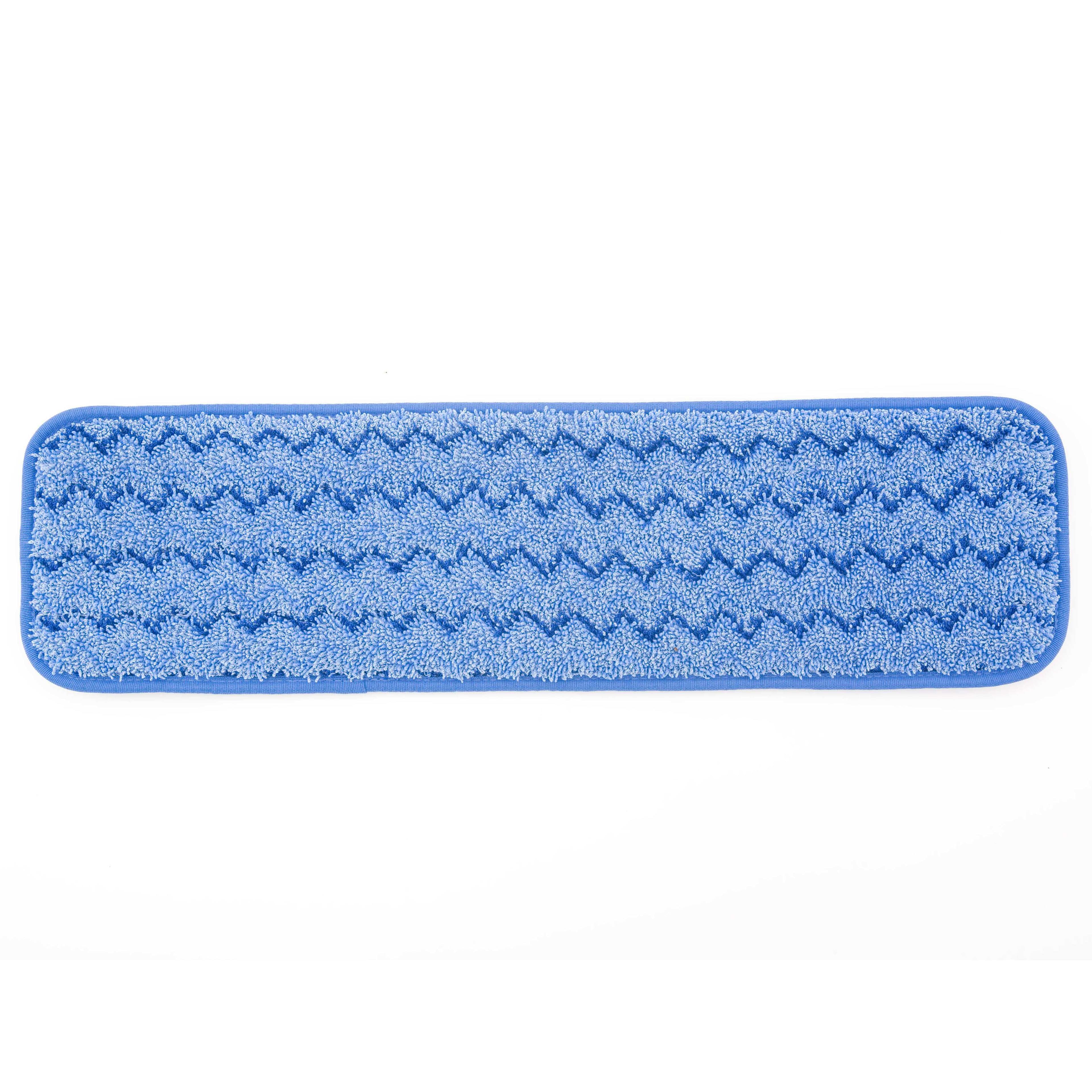 Hygen™ Damp Mop 18X5 IN Blue Microfiber High Performance 1/Each