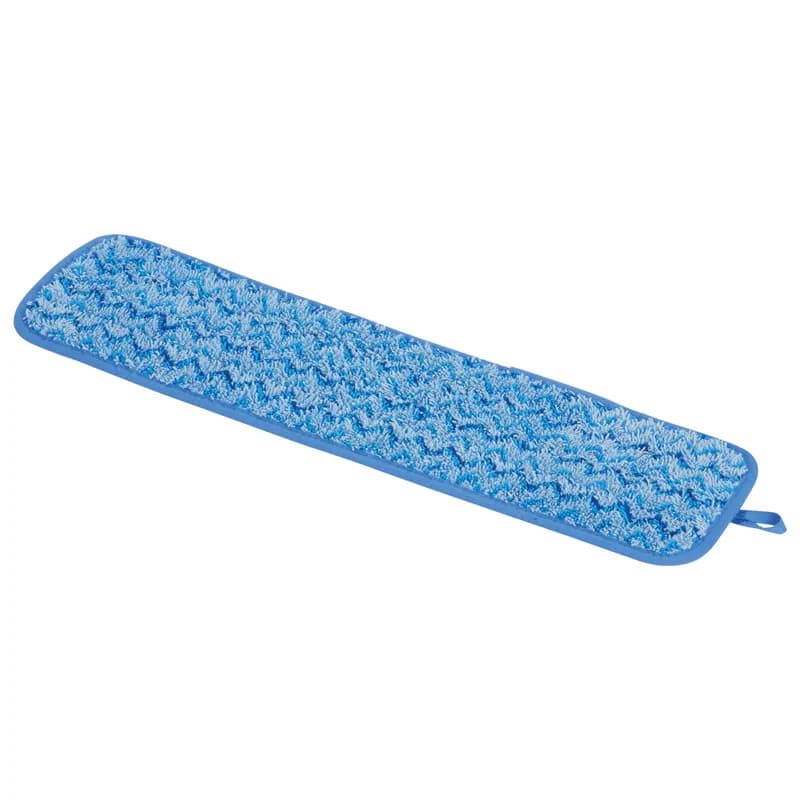 Hygen™ Damp Mop 18X5 IN Blue Microfiber High Performance 1/Each