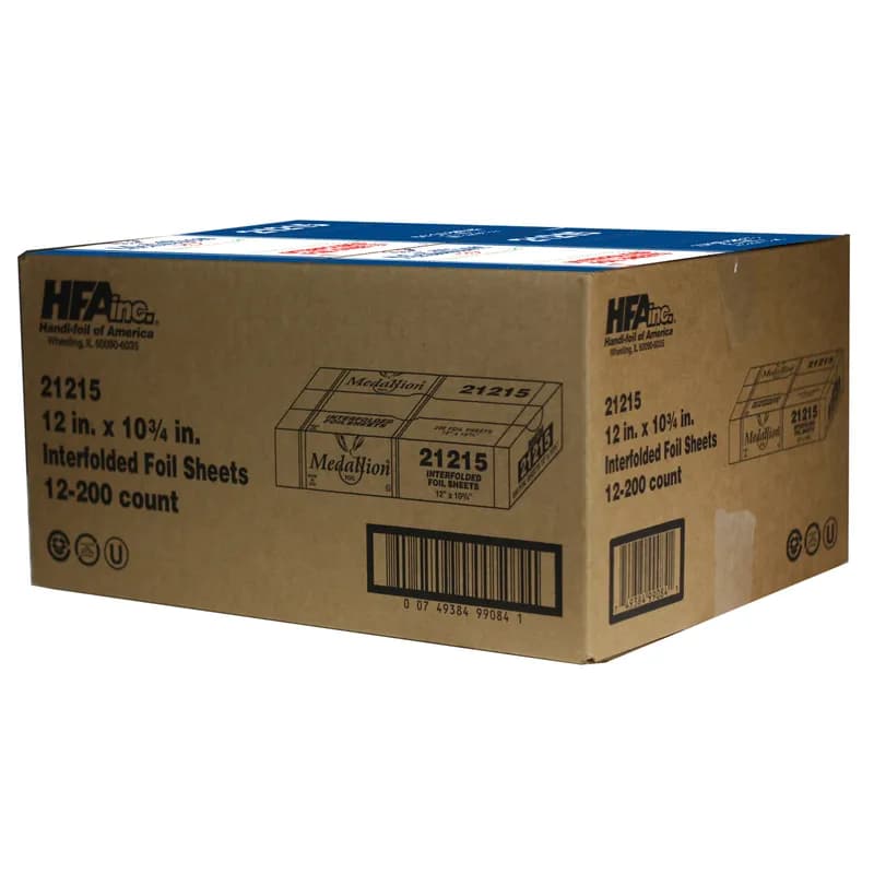Foil Sheets 12X10.75 IN Aluminum Interfold 2400/Case