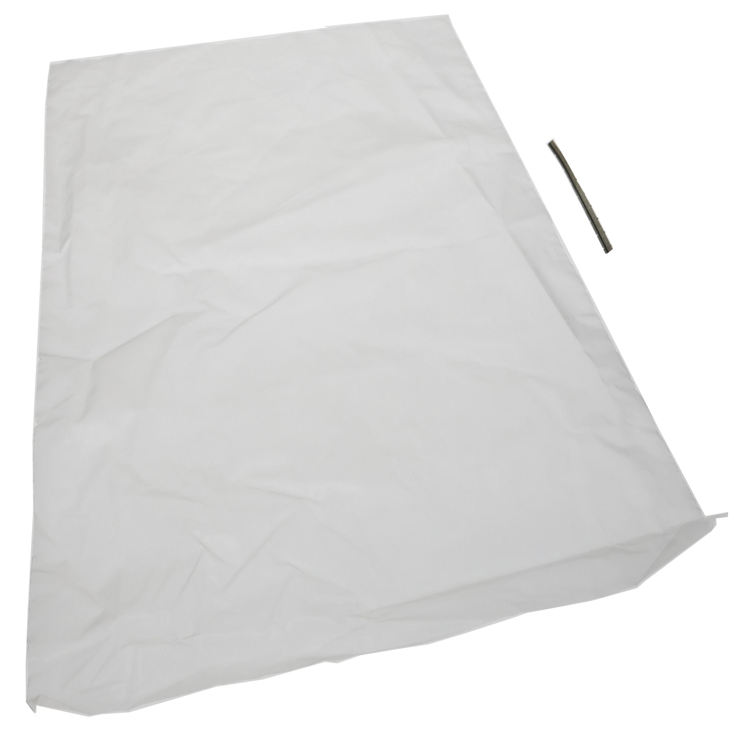 Storage Bag 18X24 IN PE 1.25MIL Heavyweight Clear With Ties 250/Case