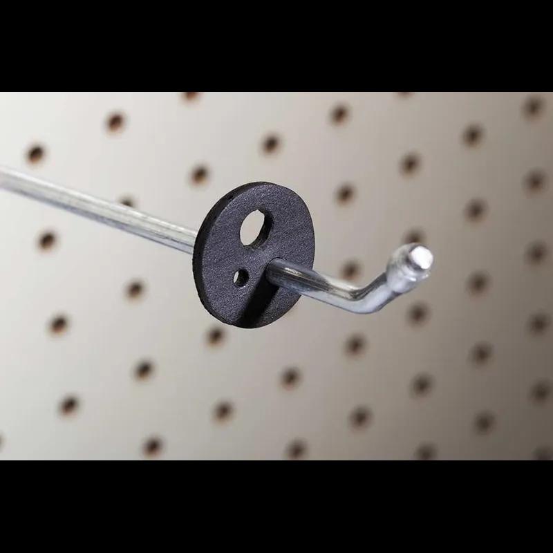 Peg Hook Shams Rubber Black 20/Pack