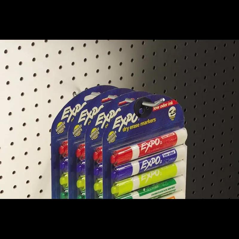 Peg Hook Shams Rubber Black 20/Pack