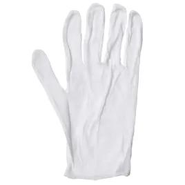 Gloves Mens Large (LG) White Cotton 12 Count/Pack 1 Packs/Case 12 Count/Case