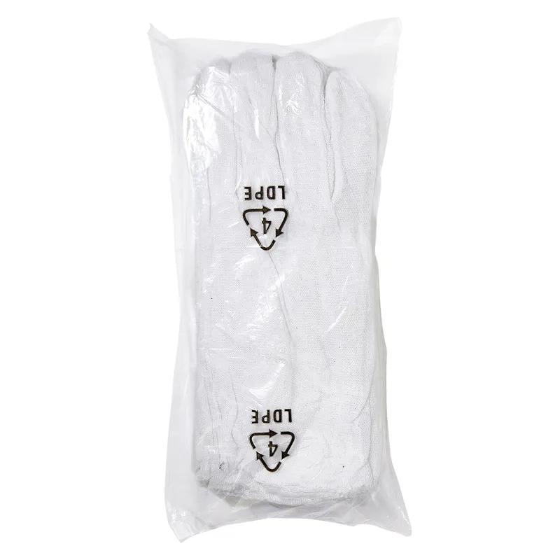 Inspector Gloves Mens Large (LG) White Cotton 12 Count/Pack 1200 Count/Case