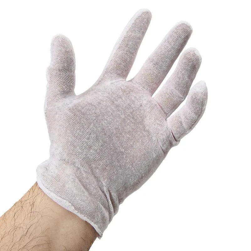 Inspector Gloves Mens Large (LG) White Cotton 12 Count/Pack 1200 Count/Case