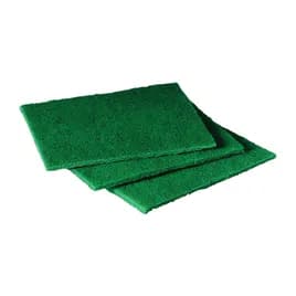 Scouring Pad 4.5X6 IN Medium Duty Synthetic Fiber Green 60/Box