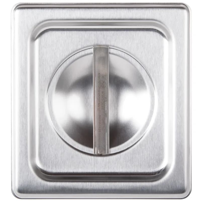 Super Pan V® Cover 1/6 Size Stainless Steel Solid 1/Each
