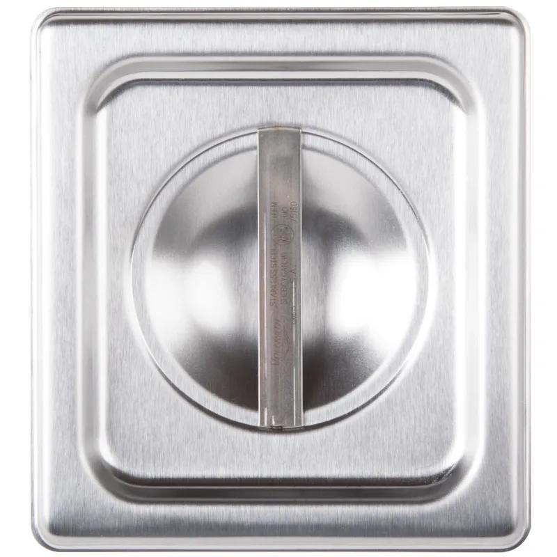 Cover Flat 1/6 Size Stainless Steel For Steam Table Pan 1/Each