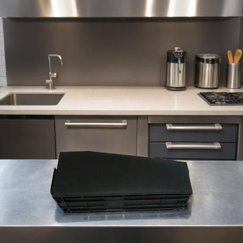 Soda Machine Tray 11X4X3 IN Plastic Black Double 1/Each