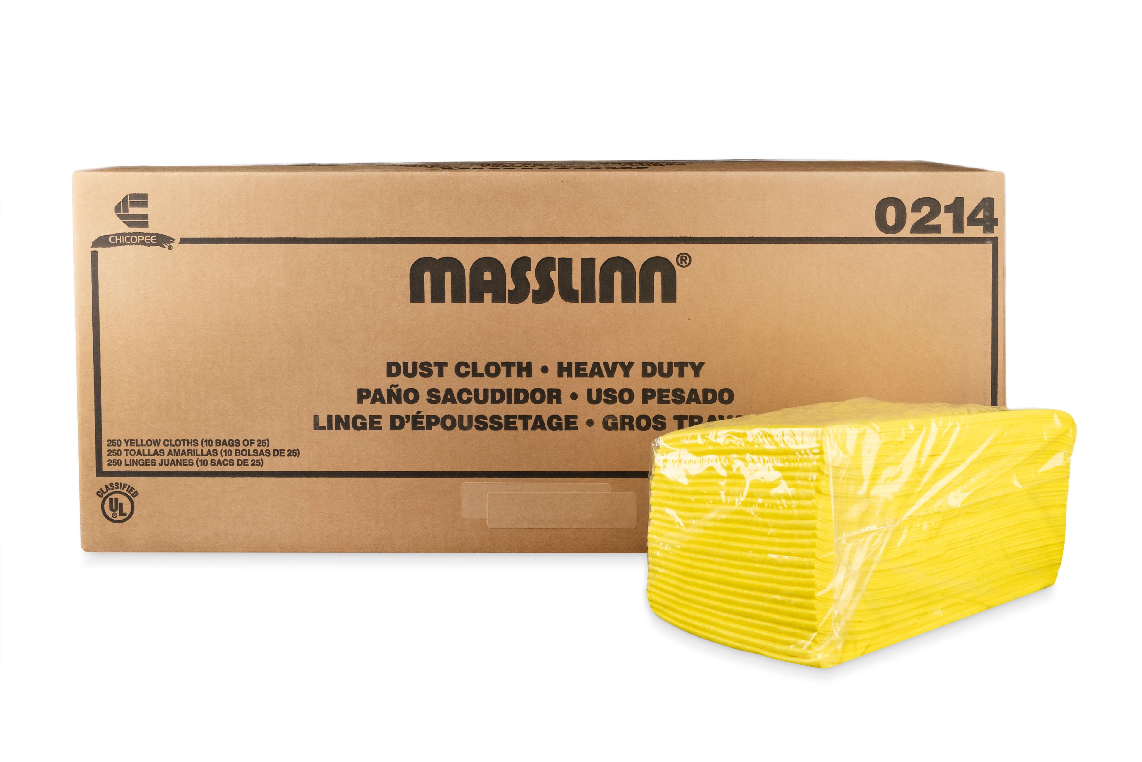 Chicopee® Masslinn® Dust Cloth 36X24 IN Heavy Duty Yellow Disposable 250/Case
