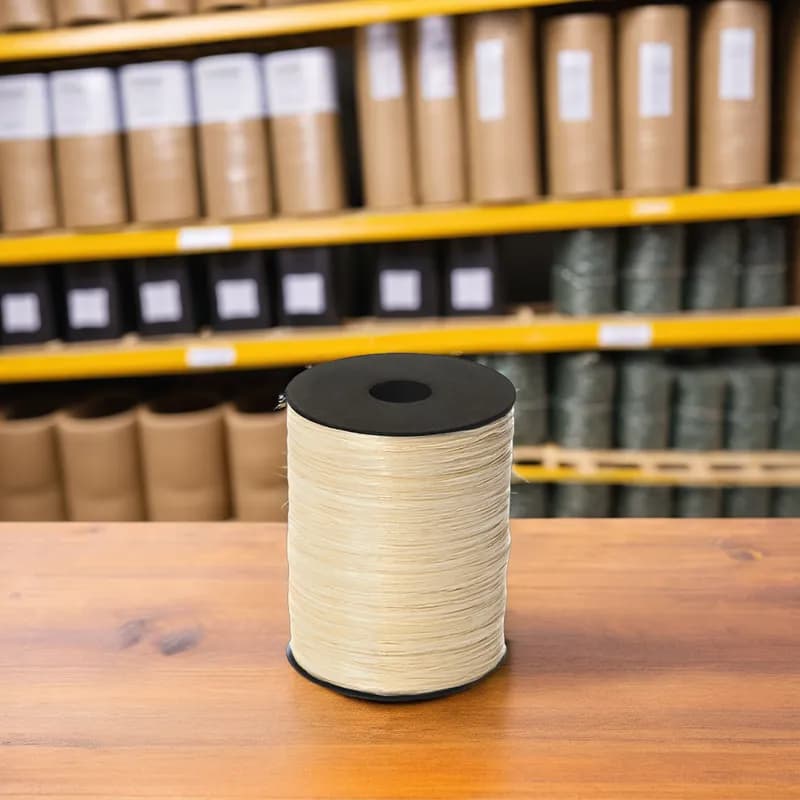 Ribbon Raffia 500 YD Oatmeal Rayon 24/Each