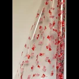 Multi-Purpose Roll 40IN X100FT Cellophane Multicolor Valentine 1/Roll