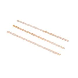 Coffee Stirrer 7.5 IN Wood Natural Unwrapped Flat 500 Count/Pack 10 Packs/Case 5000 Count/Case